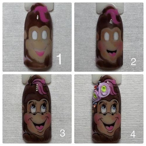 Маникюр на новый 2016 год. 08