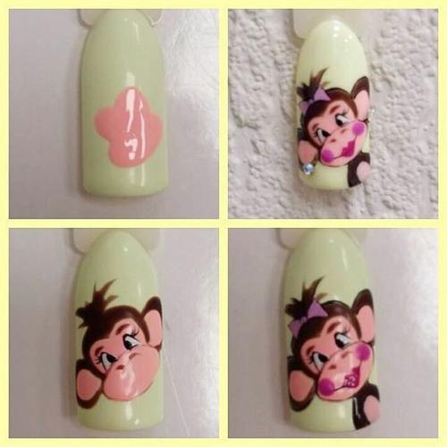 Маникюр на новый 2016 год. 05