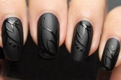 Девушки!  Пожалуйста идеи матовых ногтей покидайте! 02