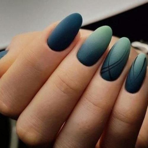 Шикарные новинки тёмного маникюра от мастеров нейл - арта. 06