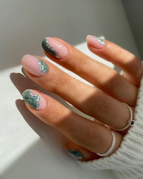 Текстурный дизайн - как снежинка. 09