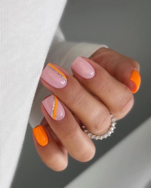 Дизайн весеннего маникюра на коротких ногтях может быть таким же разнообразным и креативным, как и на длинных. 01