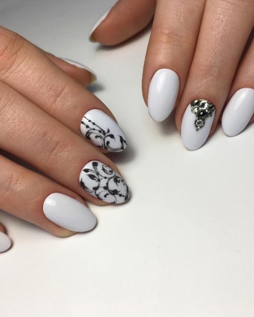 Узоры и вензеля на ногтях. 10. 04