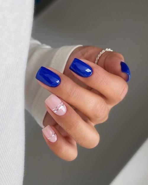 Дизайн весеннего маникюра на коротких ногтях может быть таким же разнообразным и креативным, как и на длинных. 05