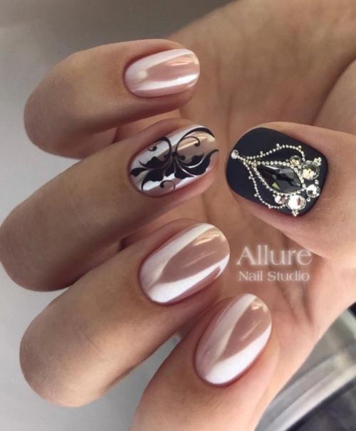 Узоры и вензеля на ногтях. 10. 07