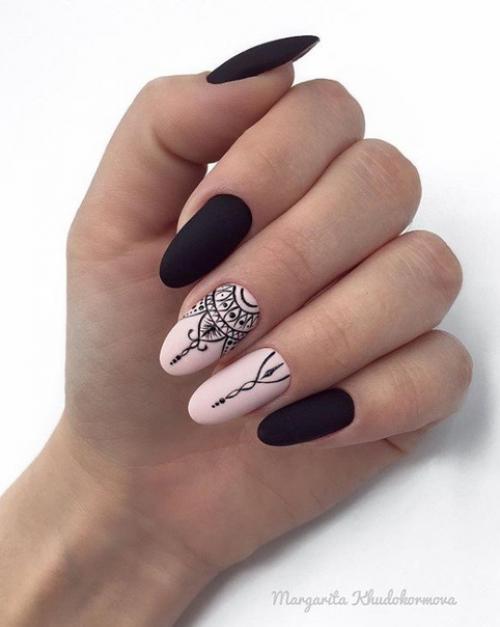 Узоры и вензеля на ногтях. 10. 03