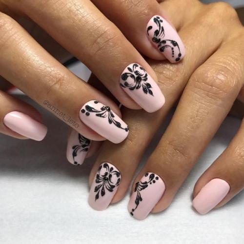 Узоры и вензеля на ногтях. 10. 01