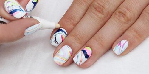 Техника водного маникюра? 08 Техника водного маникюра? 08