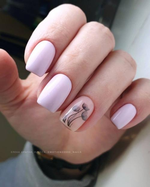 С наступлением солнечных и теплых весенних деньков, так и хочется легкости и воздушности, что находят свое воплощение в красивом маникюре. 05