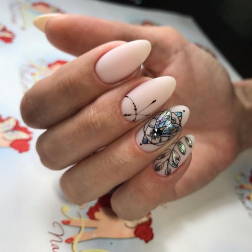 Подборка идей свадебного маникюра. 04