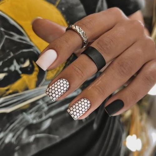 Вечерняя подборка стильных матовых дизайнов на квадратную форму. 03