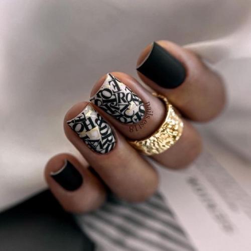 Вечерняя подборка стильных матовых дизайнов на квадратную форму. 04