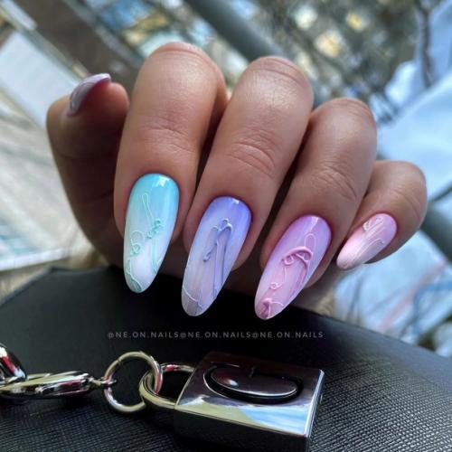 Идеи яркого маникюра. 04