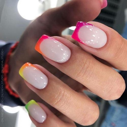 Модный френч лето 2023. 09