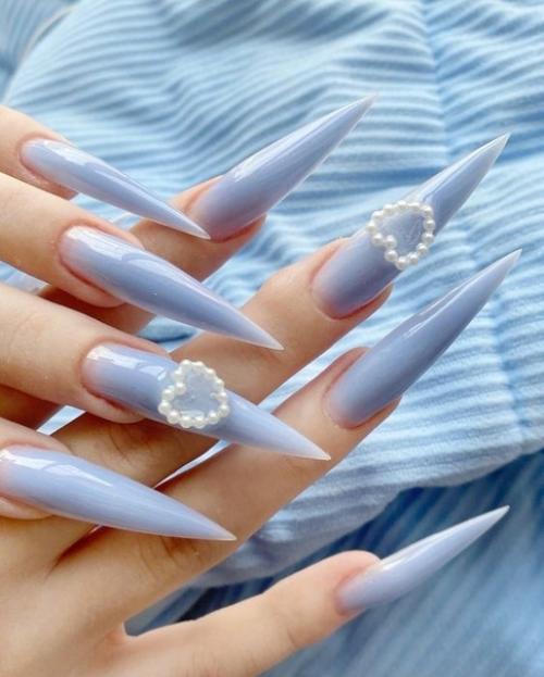 Идеи маникюра на острые ногти. 06