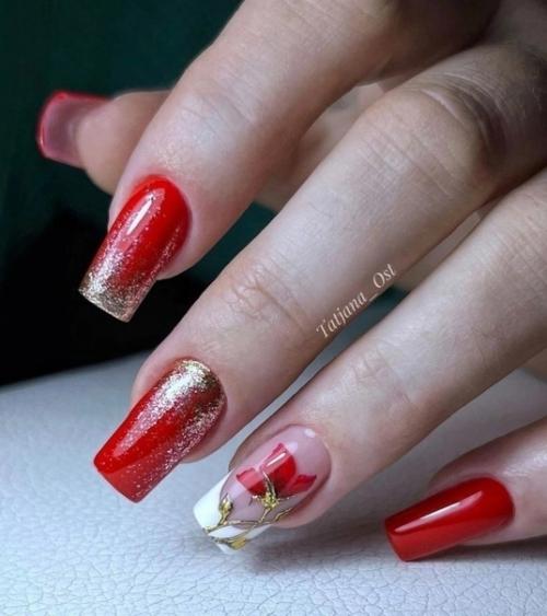 Красная подборка.  Цвет страсти и любви. 06