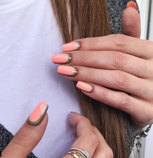 Модный френч лето 2023. 08