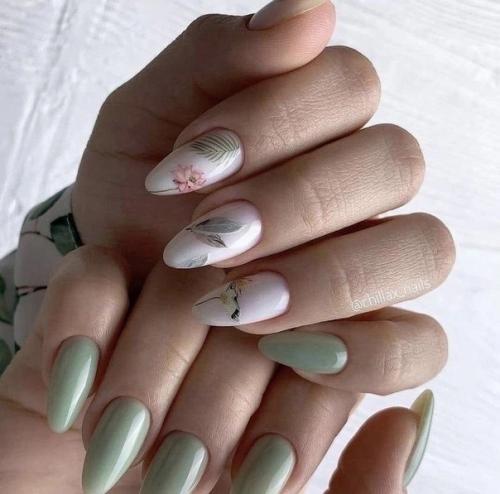 Зелёная подборка.  Нежные варианты. 01