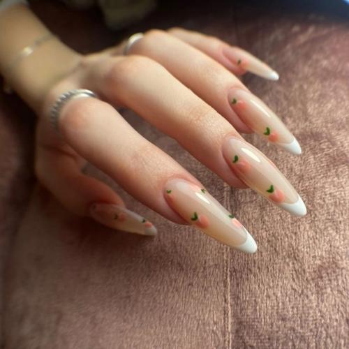 Идеи маникюра на острые ногти. 08