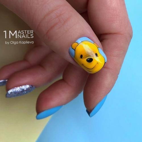 Короткие яркие ногти. 10. 06