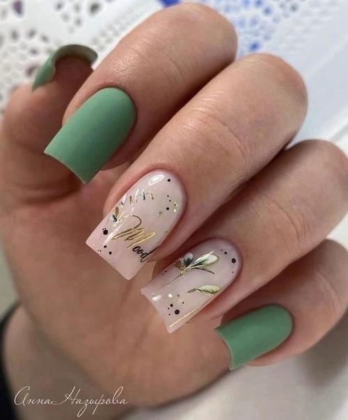 Зелёная подборка.  Нежные варианты. 06