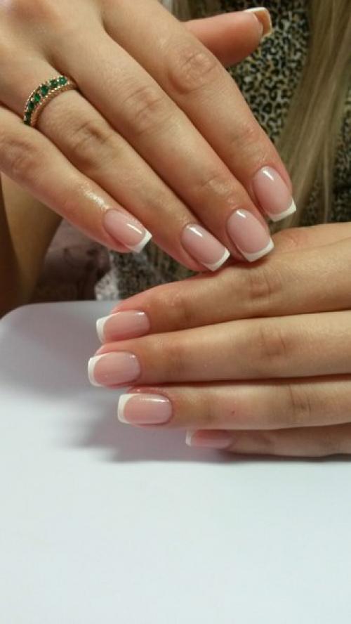 Маникюр наращивание ногтей на дому. 08