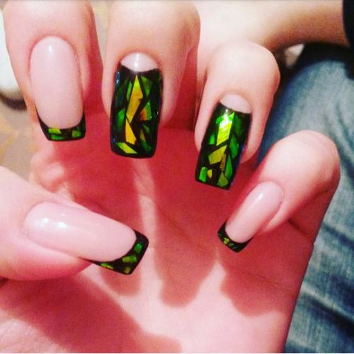 Маникюр наращивание ногтей на дому. 02