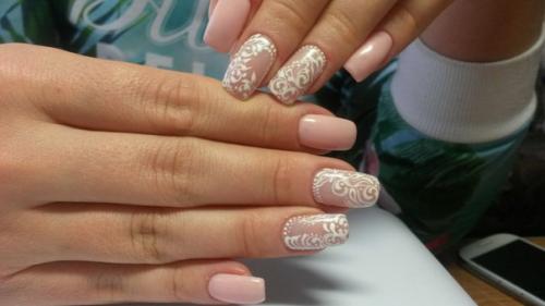 Маникюр наращивание ногтей на дому. 03