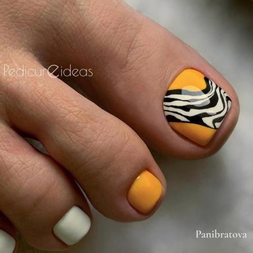 Подборка классных идей для педикюра. 08