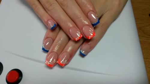 Маникюр наращивание ногтей на дому. 07