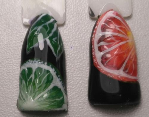 Оцените, пжл.  Ранее рисовала только на бумаге, теперь осваиваю гель - лак месяца полтора. 04