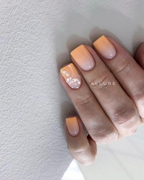 Подборка маникюра на короткие ноготки. 02