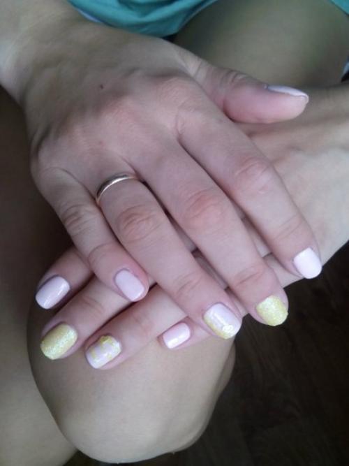 Первые работы.  Покрытие гелем. 01