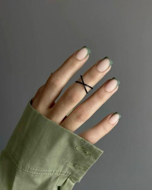 Зелёный френч - смелая альтернатива классике. 04