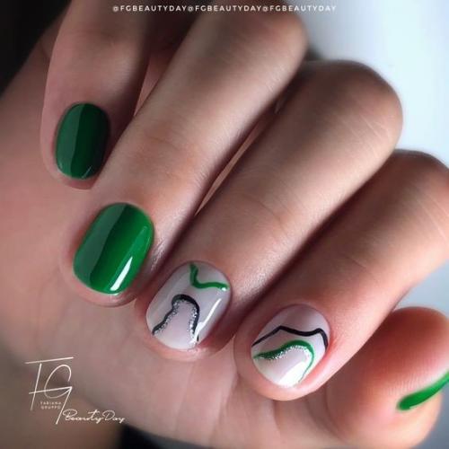 Идеи маникюра на короткие ногти. 05