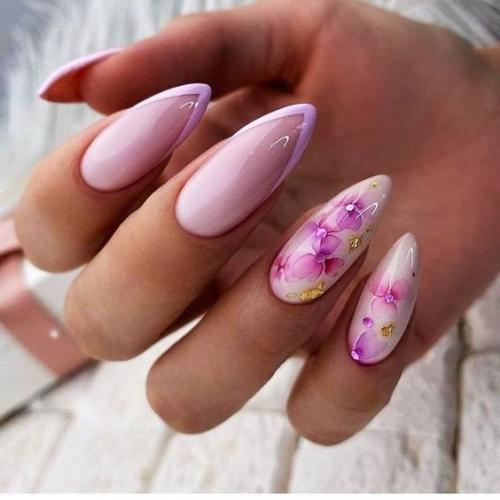 Французский маникюр в своём разнообразие. 06