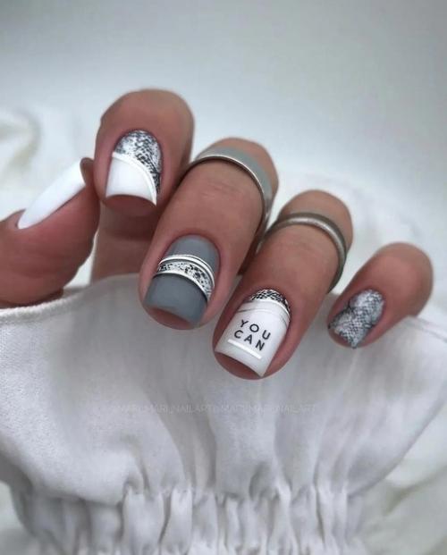 Абстрактные рисунки и картины на ногтях позволяют выразить свою креативность и уникальность. 03