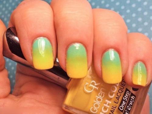 Пошаговый урок градиентного маникюра. 06