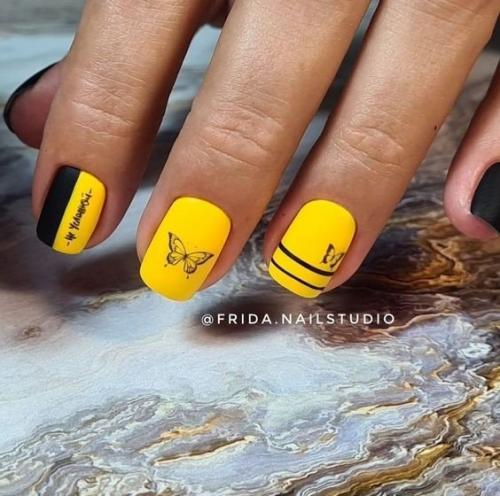 Идеи маникюра на короткие ногти. 01