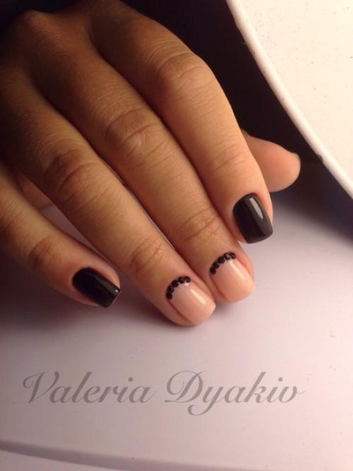 Осень наступила?  Выбор девочек все больше падает на темные оттенки? 07