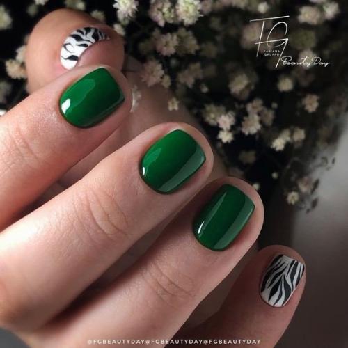 Идеи маникюра на короткие ногти. 06