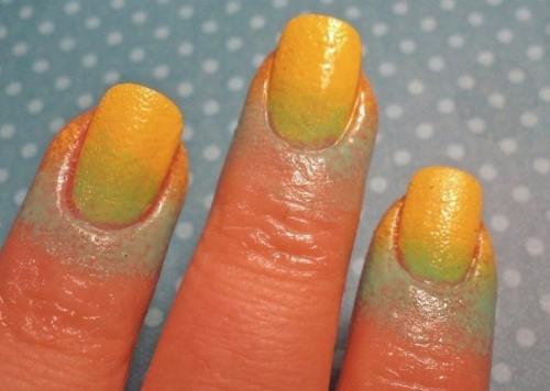 Пошаговый урок градиентного маникюра. 03