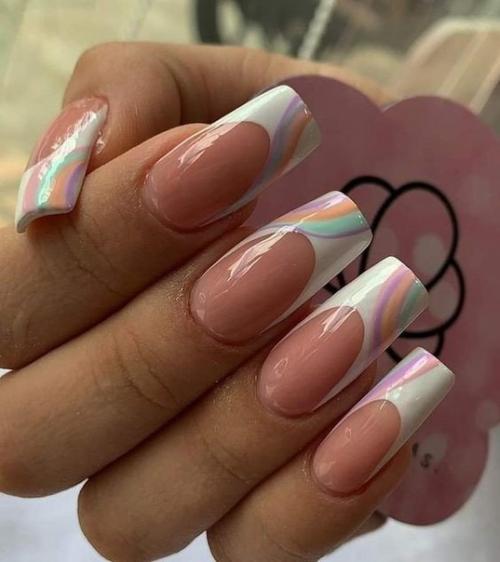 Французский маникюр в своём разнообразие. 02