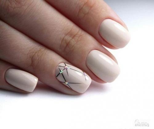 Минимализм в дизайне маникюра. 05