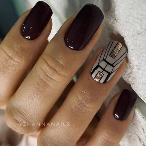 Очень красивый дизайн ногтей - 10 фото шикарного маникюра. 06