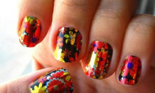 Мастер класс: маникюр с фольгой. 01 Мастер класс: маникюр с фольгой. 01