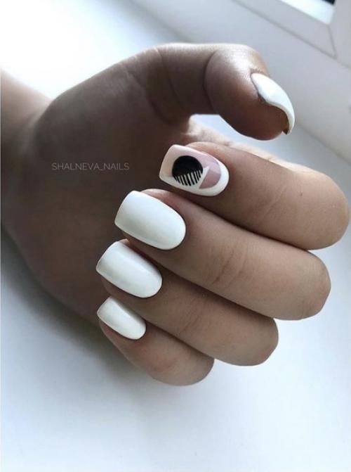 Минимализм в дизайне маникюра. 02