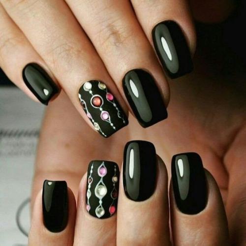 Очень красивый дизайн ногтей - 10 фото шикарного маникюра. 08