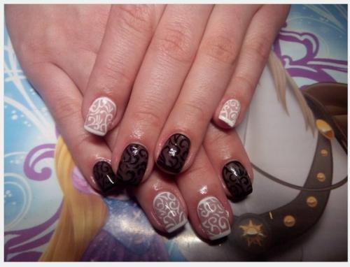 Маникюр Вуаль под силу выполнить не только опытным мастерам, но любителям, и, даже начинающим! 07