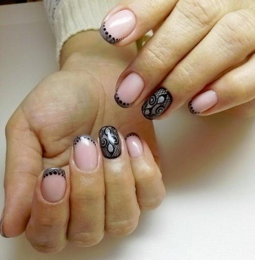 Маникюр Вуаль под силу выполнить не только опытным мастерам, но любителям, и, даже начинающим! 04